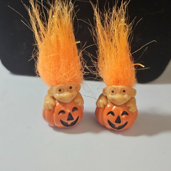 **Sale** Russ vintage pumpkin troll earrings - Picture 11 of 11